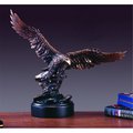 Marian Imports Marian Imports F11108 Eagle Bronze Plated Resin Sculpture - 16 x 8 x 15 in. 11108